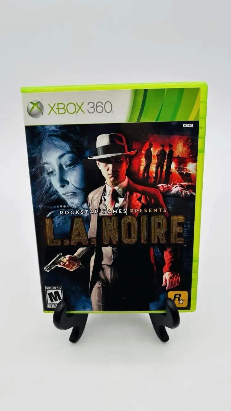L.A. Noire Microsoft Xbox 360 3-Disc, Complete, Rockstar Games CIB Tested Works